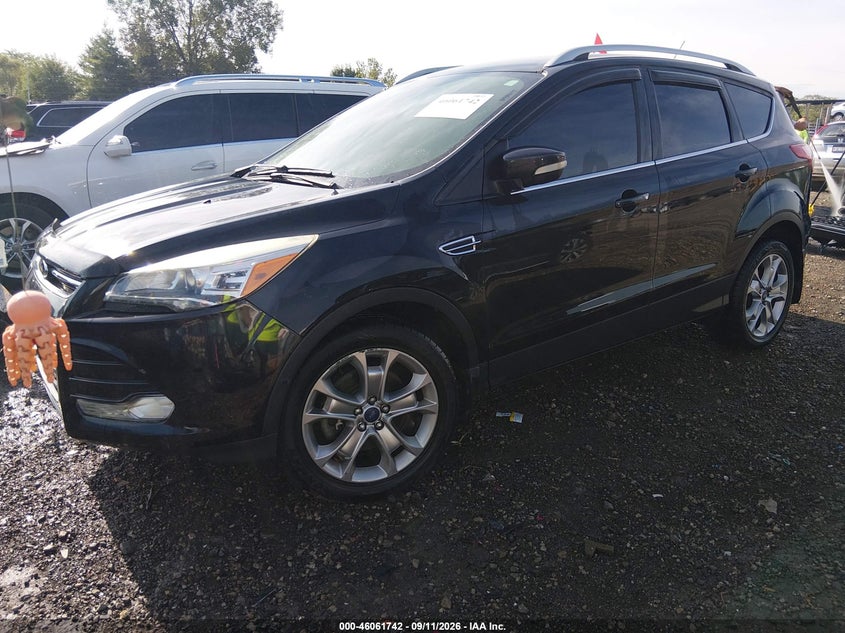 Vin: 1fmcu9j95euc06610, lot: 46561269, ford escape titanium 20142
