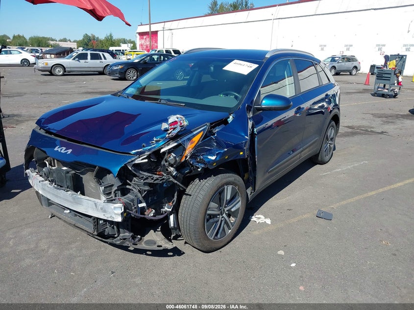 Vin: kndcb3lc4n5549760, lot: 46561275, kia niro lxs 20222
