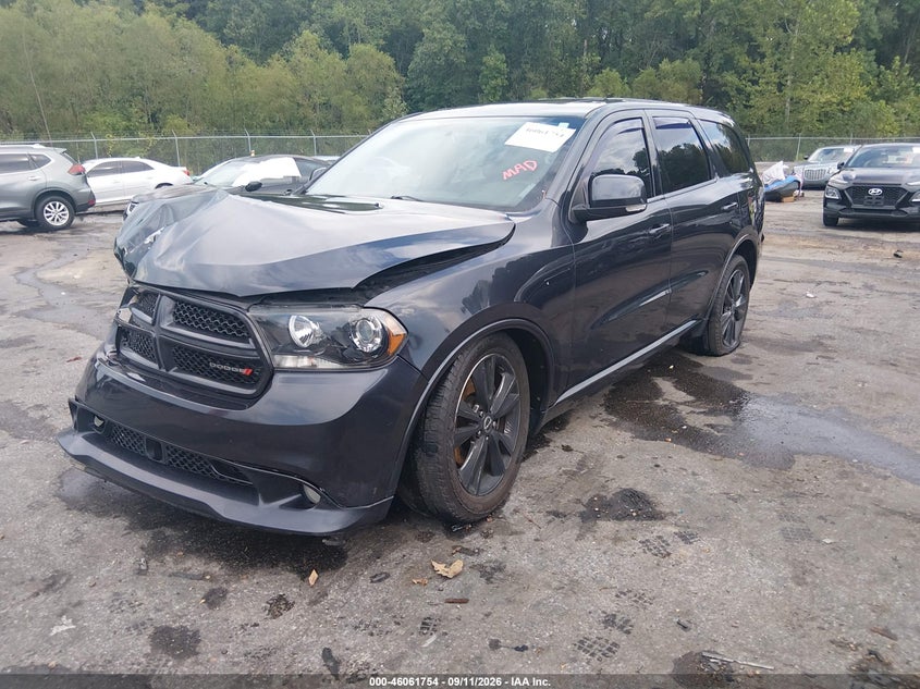 Vin: 1c4sdhct1dc561698, lot: 46561281, dodge durango r/t 20132