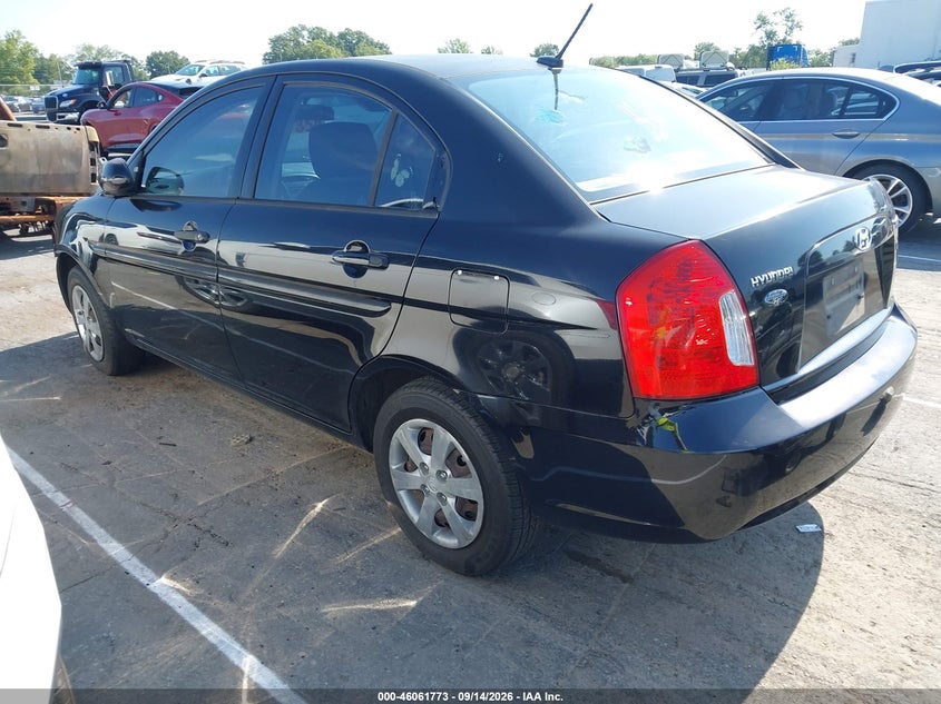 Vin: kmhcn4ac2au432691, lot: 46561300, hyundai accent gls 20103