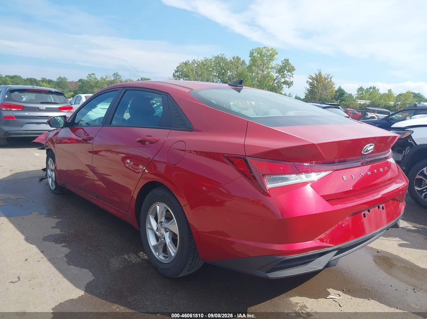 Vin: kmhll4ag8mu162363, lot: 46561336, hyundai elantra se 20213