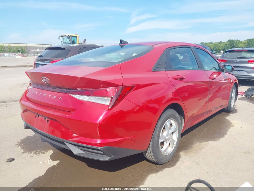 Vin: kmhll4ag8mu162363, lot: 46561336, hyundai elantra se 20214