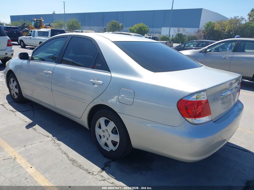 2006 TOYOTA CAMRY SEDAN 2.4L I-4 DOHC, VVT, REGULAR , 154HP