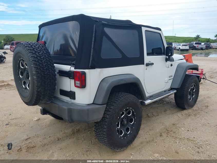 Vin: 1c4ajwag1el147563, lot: 46561375, jeep wrangler sport 20144