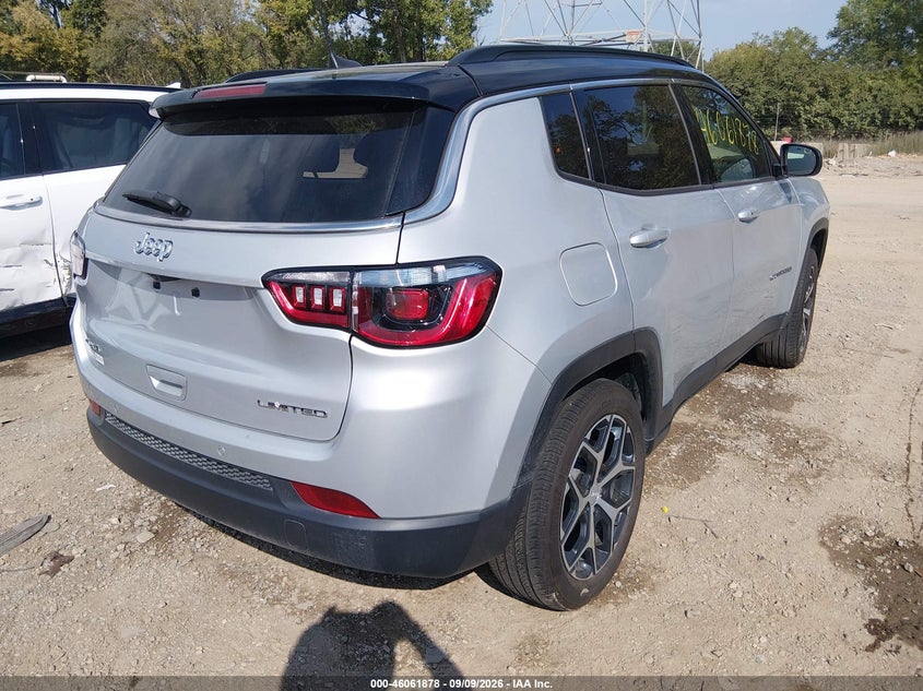 Vin: 3c4njdcn0rt169596, lot: 46561405, jeep compass limited 4x4 20244