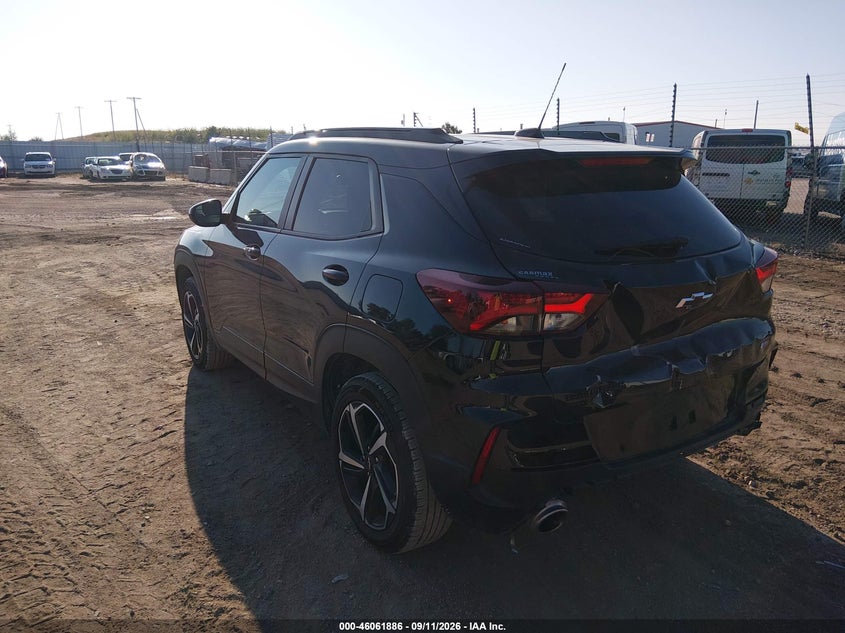 Vin: kl79musl0nb016492, lot: 46561412, chevrolet trailblazer awd rs 20223