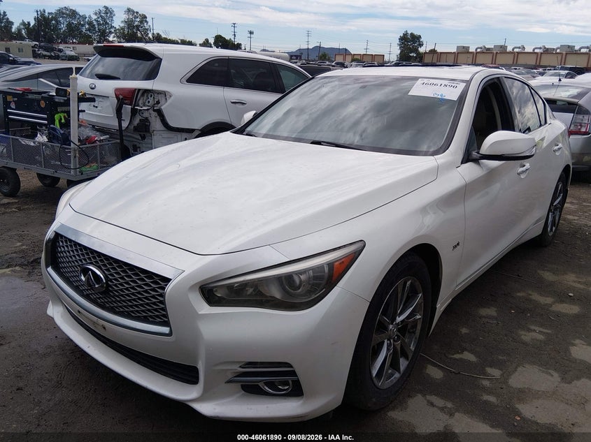 2017 Infiniti Q50 3.0T Signature Edition, Угон, IAAI, VIN JN1EV7AP0HM742790 — фото 2