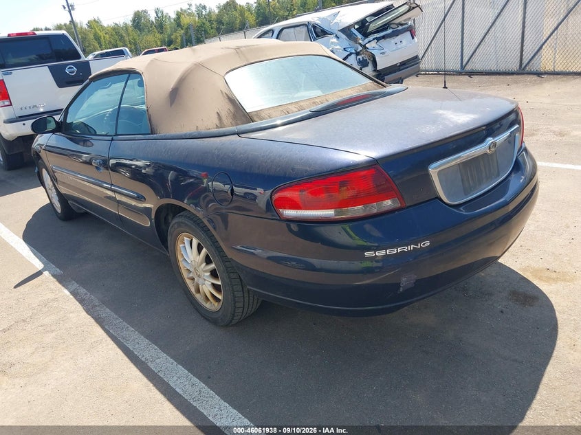 2001 CHRYSLER SEBRING auction photo 3