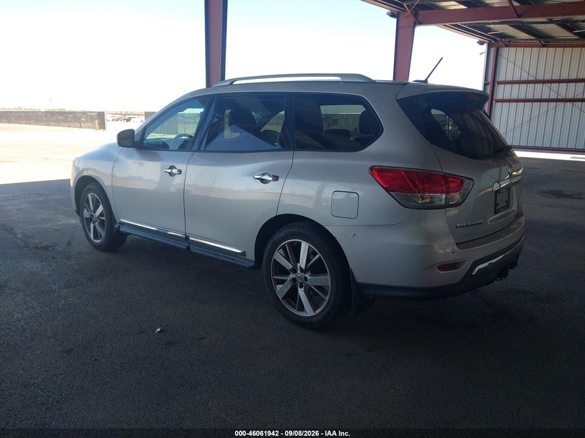 Vin: 5n1ar2mn0dc634677, lot: 46561469, nissan pathfinder platinum 20133