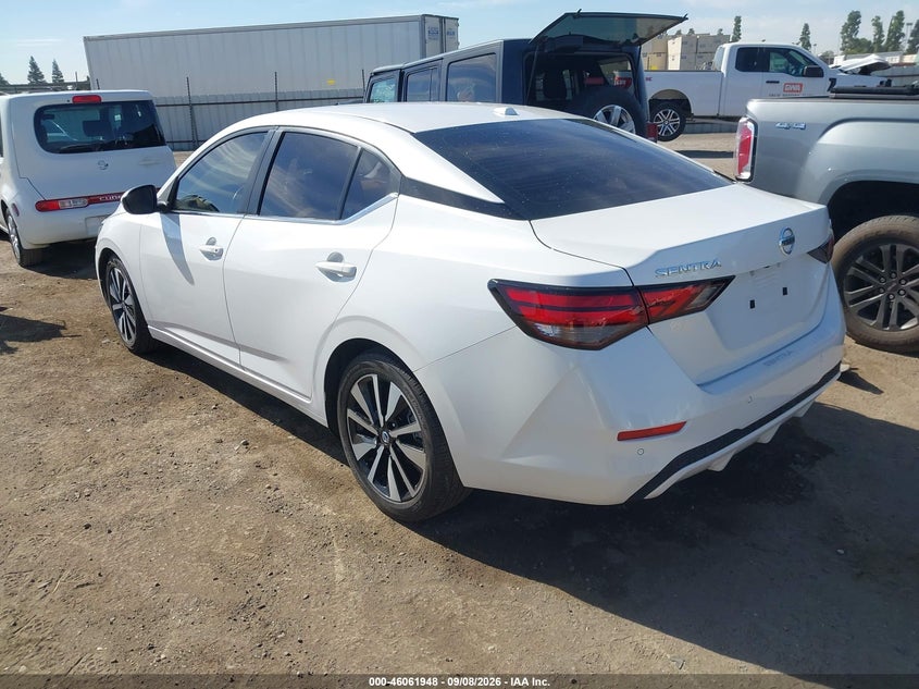 Vin: 3n1ab8cv9py267337, lot: 46561475, nissan sentra sv xtronic cvt 20233