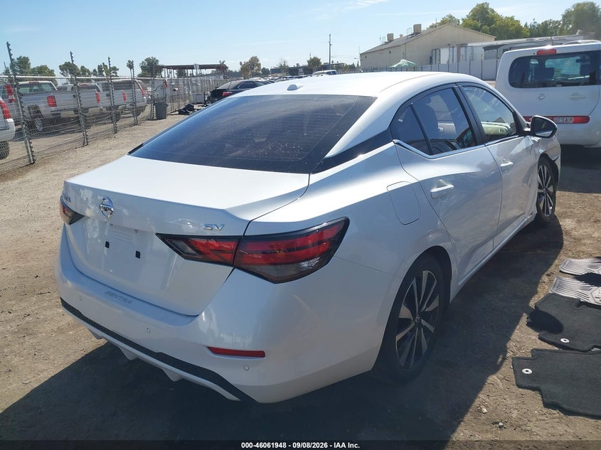 Vin: 3n1ab8cv9py267337, lot: 46561475, nissan sentra sv xtronic cvt 20234