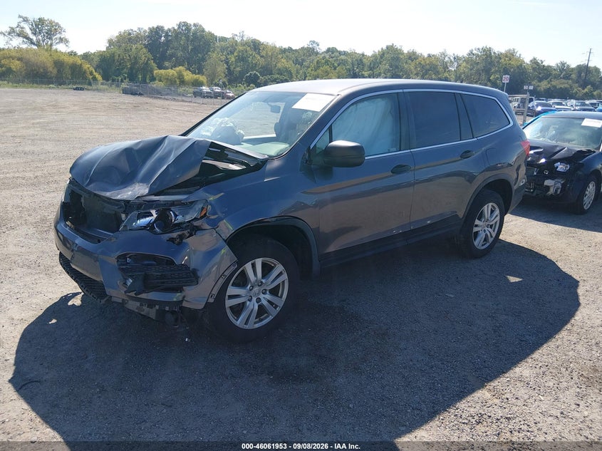 Vin: 5fnyf6h15hb103932, lot: 46561480, honda pilot lx 20172