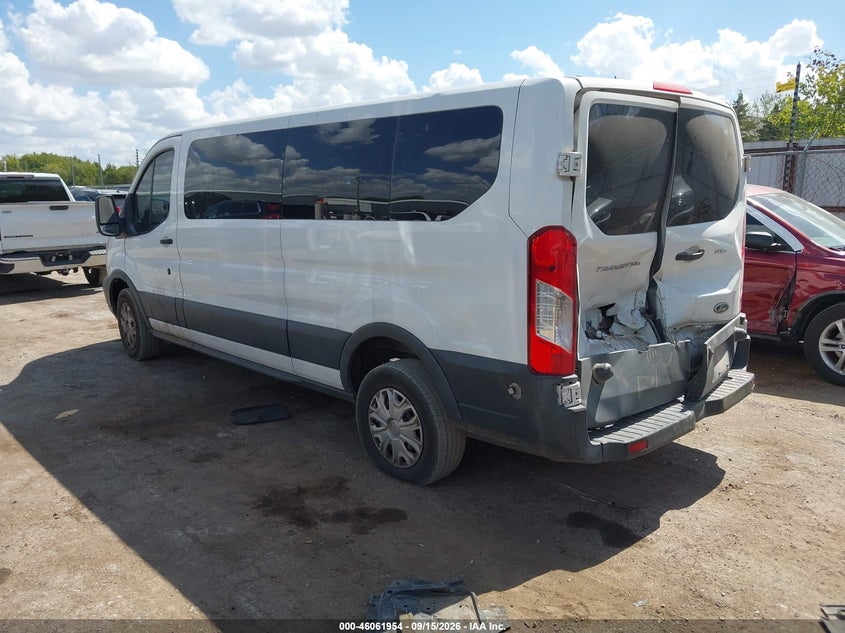 Vin: 1fbzx2zm2fkb27838, lot: 46561482, ford transit-350 xlt 20153