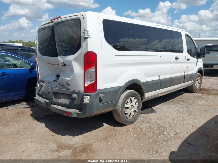 Vin: 1fbzx2zm2fkb27838, lot: 46561482, ford transit-350 xlt 20154
