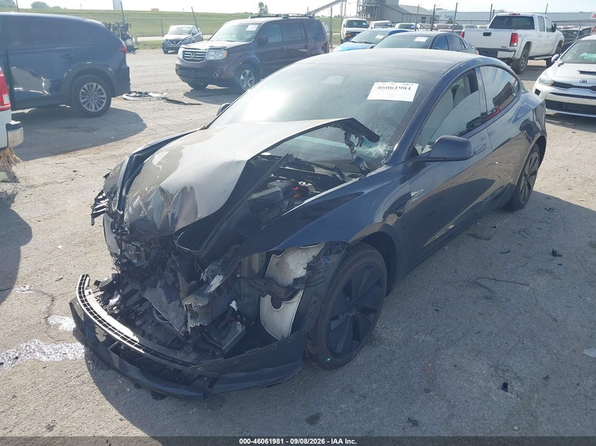 Vin: 5yj3e1eb1rf846263, lot: 46561508, tesla model 3 long range dual motor all-wheel drive 20242