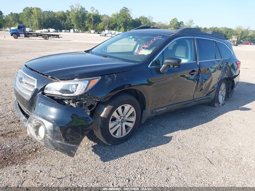 Vin: 4s4bsbcc4f3335558, lot: 46561531, subaru outback 2.5i premium 20152