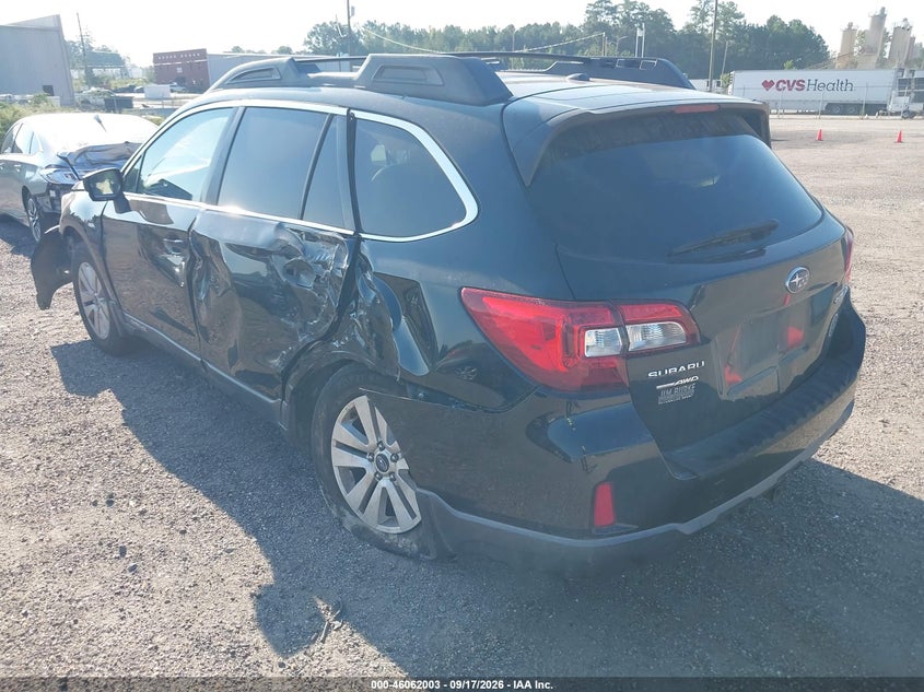 Vin: 4s4bsbcc4f3335558, lot: 46561531, subaru outback 2.5i premium 20153