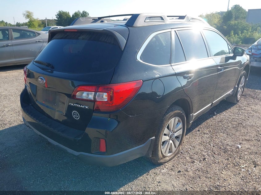 Vin: 4s4bsbcc4f3335558, lot: 46561531, subaru outback 2.5i premium 20154
