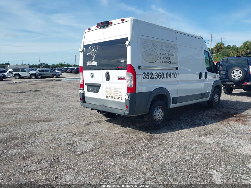 RAM PROMASTER 1500 2017 VIN 3C6TRVBG1HE545287