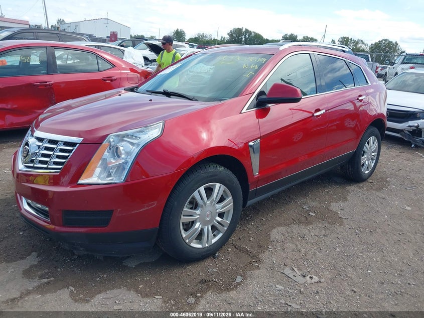 Vin: 3gyfnbe33fs616491, lot: 46561546, cadillac srx luxury collection 20152