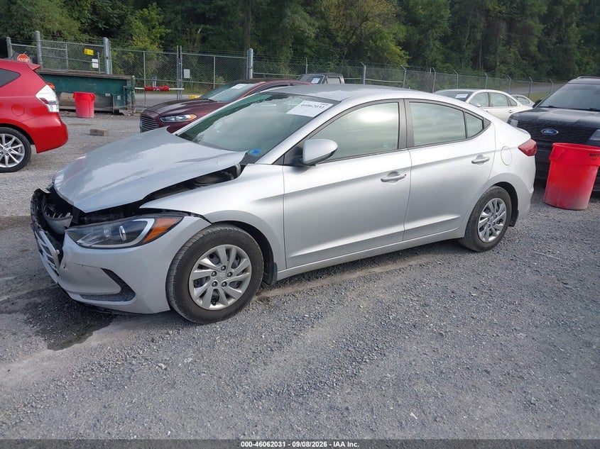 Vin: kmhd74lf2ju520548, lot: 46561558, hyundai elantra se 20182