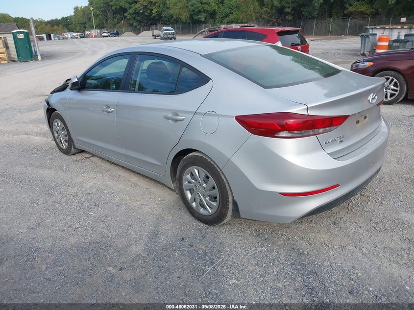 Vin: kmhd74lf2ju520548, lot: 46561558, hyundai elantra se 20183