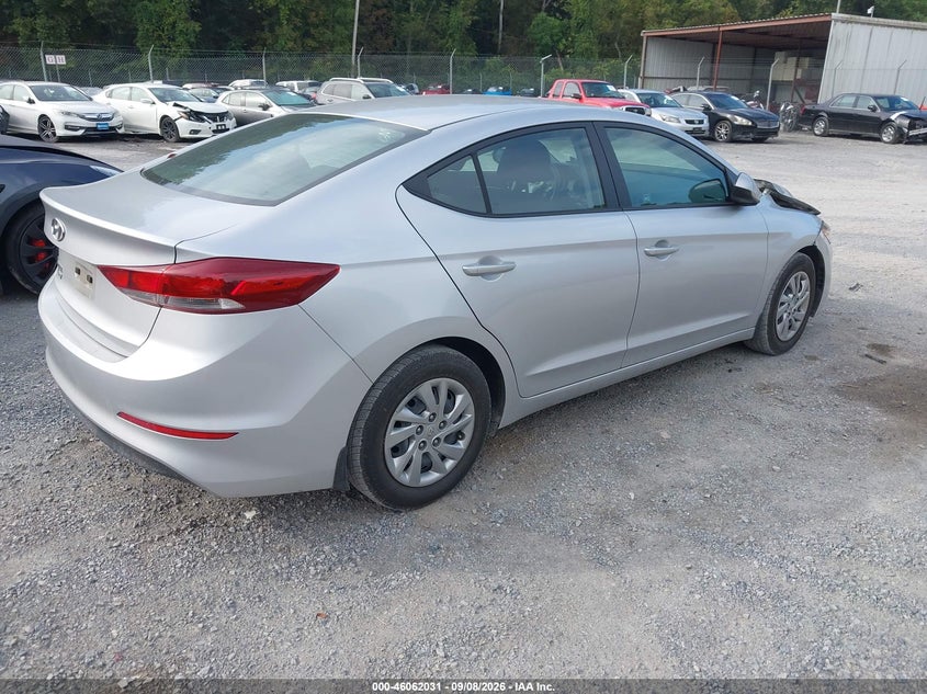 Vin: kmhd74lf2ju520548, lot: 46561558, hyundai elantra se 20184