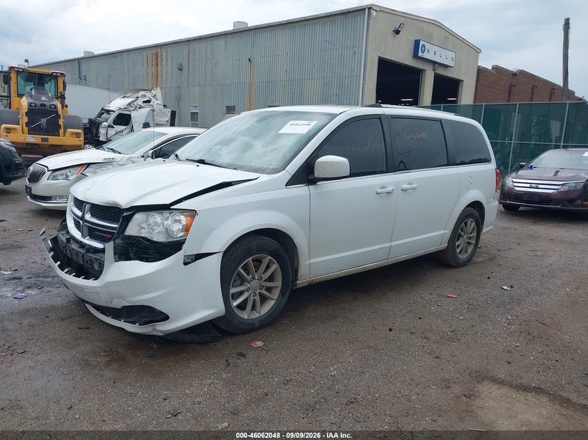 2019 Dodge Caravan, Удар спереди, IAAI, VIN 2C4RDGCG7KR725830 — фото 2