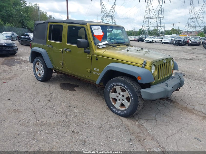 2008 JEEP WRANGLER auction photo 1
