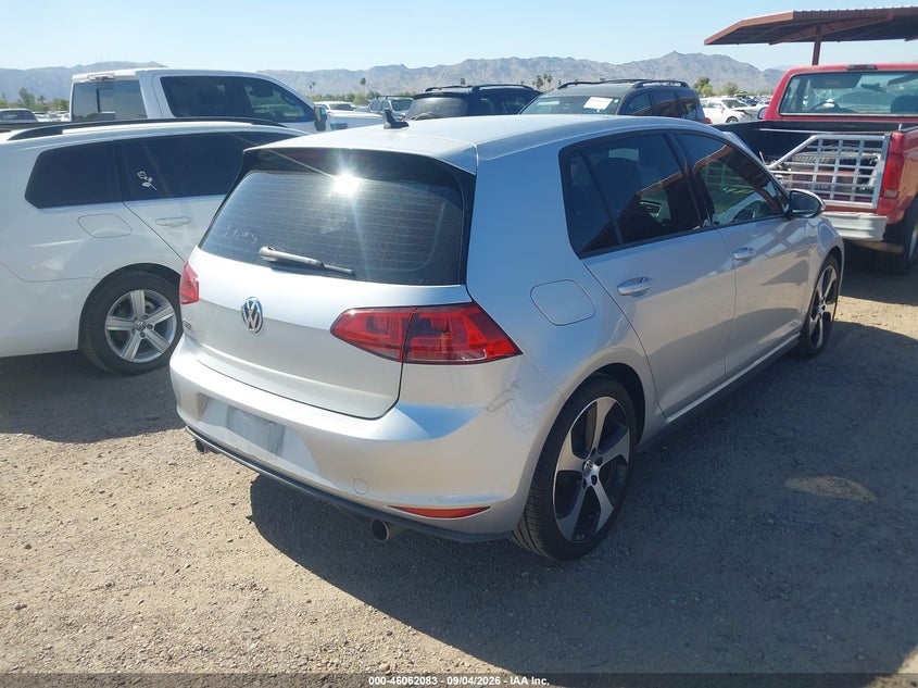 VOLKSWAGEN GOLF GTI 2015 VIN 3VW4T7AU9FM019314