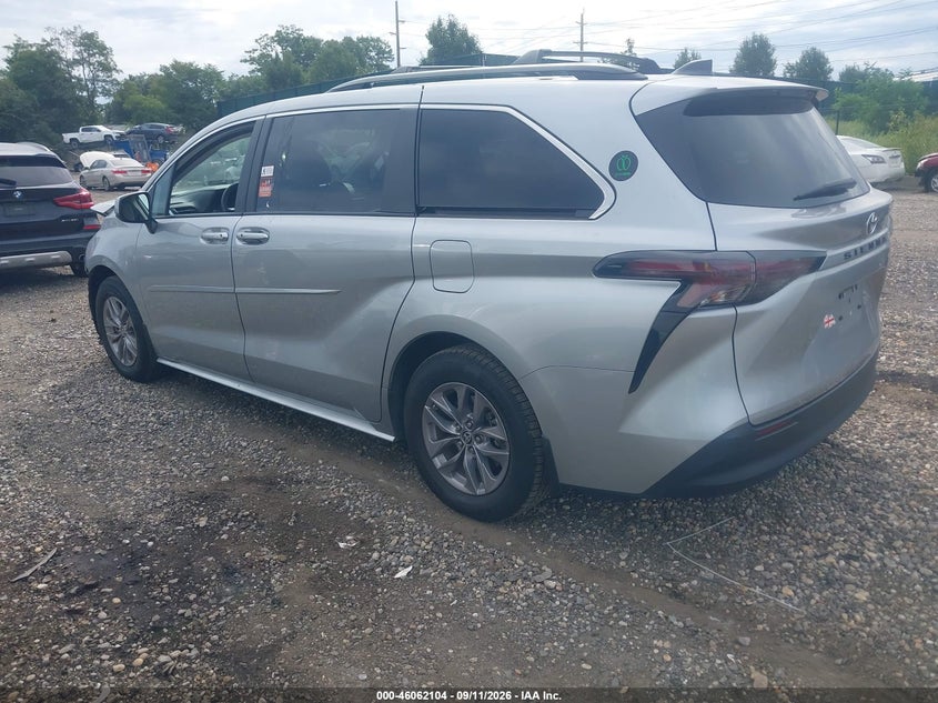 Vin: 5tdkrkec5rs224677, lot: 46561631, toyota sienna le 20243