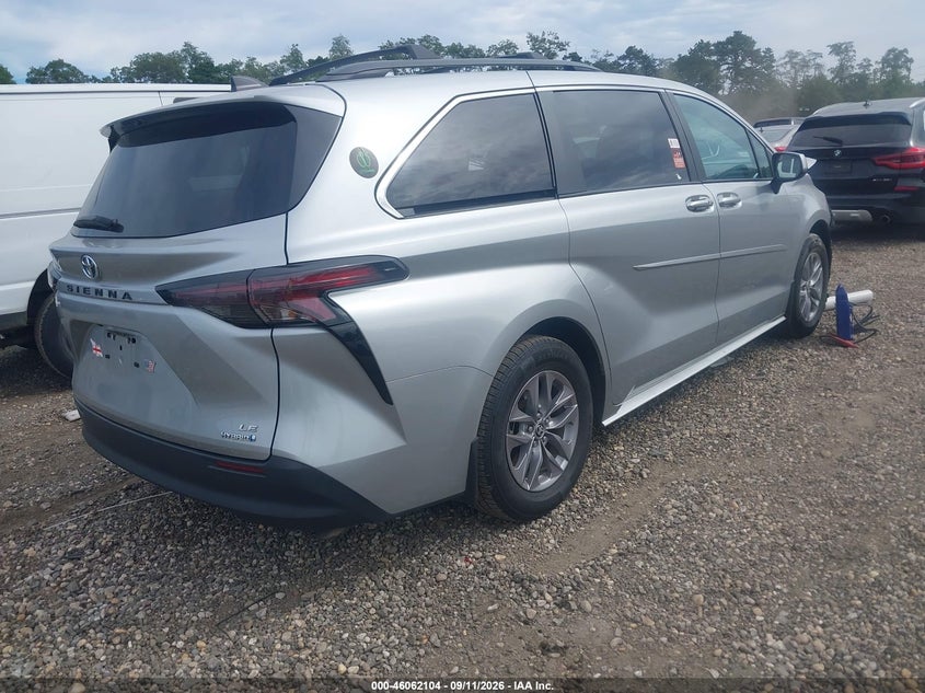 Vin: 5tdkrkec5rs224677, lot: 46561631, toyota sienna le 20244