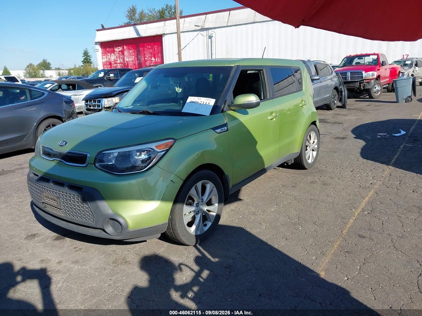 Vin: kndjp3a51e7726296, lot: 46561642, kia soul + 20142