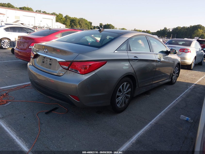 2014 HYUNDAI SONATA SEDAN 2.4L I-4 DI, DOHC, VVT, REGULAR , 190HP