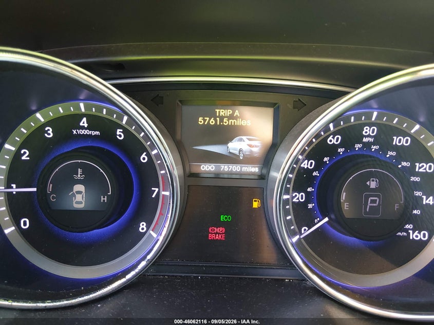 2014 HYUNDAI SONATA SEDAN 2.4L I-4 DI, DOHC, VVT, REGULAR , 190HP