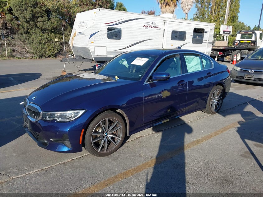 Vin: 3mw5r1j08l8b17381, lot: 46561681, bmw 330i 20202