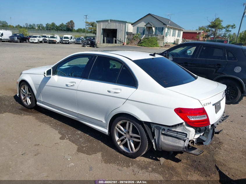 Vin: wddgf4hb2ea964469, lot: 46561688, mercedes-benz c 250 sport 20143