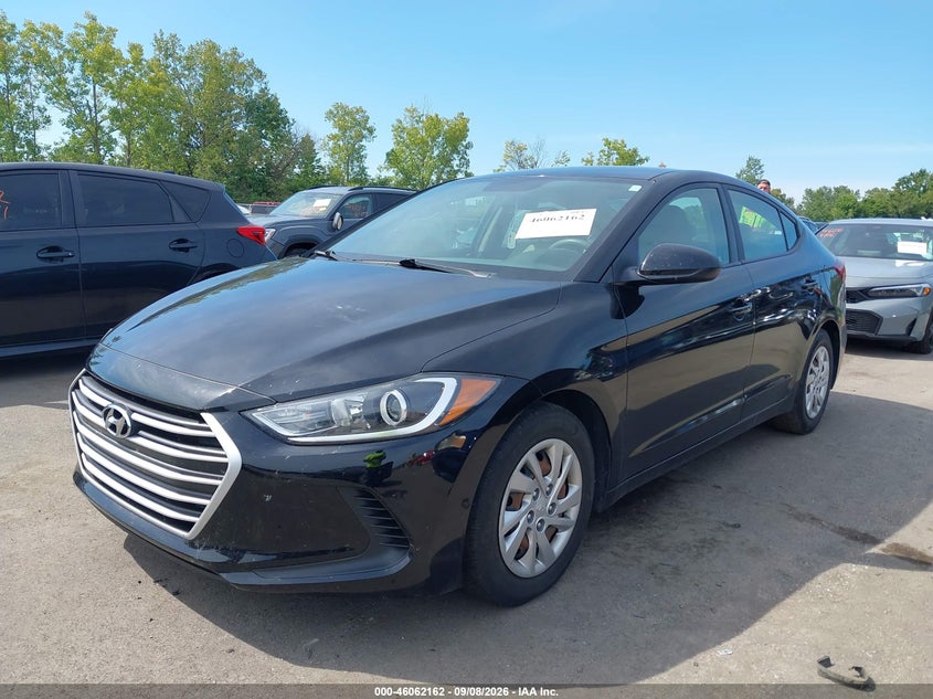 Vin: kmhd74lf0hu396757, lot: 46561689, hyundai elantra se 20172