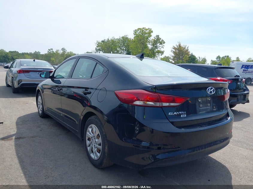 Vin: kmhd74lf0hu396757, lot: 46561689, hyundai elantra se 20173