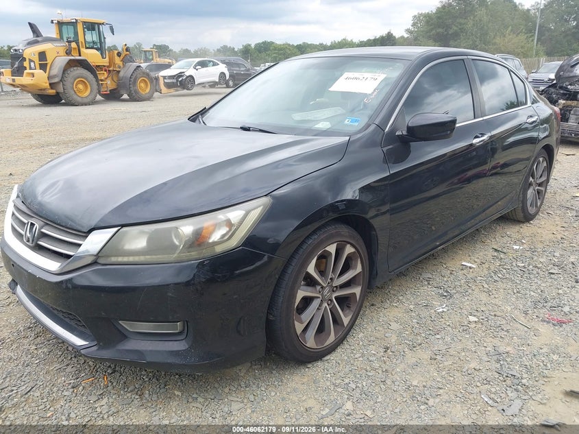 Vin: 1hgcr2f5xda191316, lot: 46561705, honda accord sport 20132