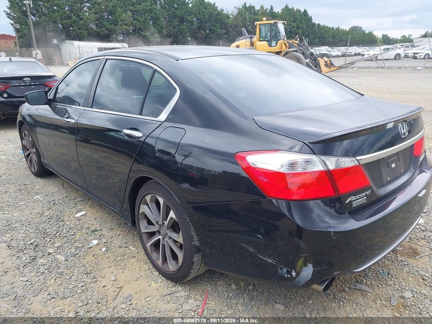 Vin: 1hgcr2f5xda191316, lot: 46561705, honda accord sport 20133