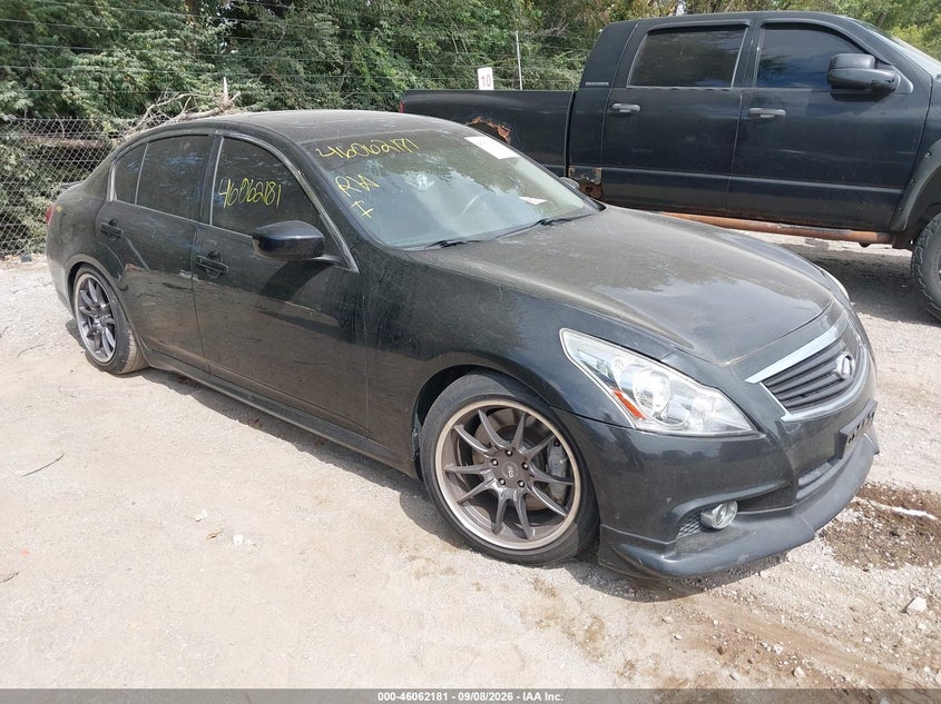 INFINITI G37X 2012 VIN JN1CV6AR5CM672540