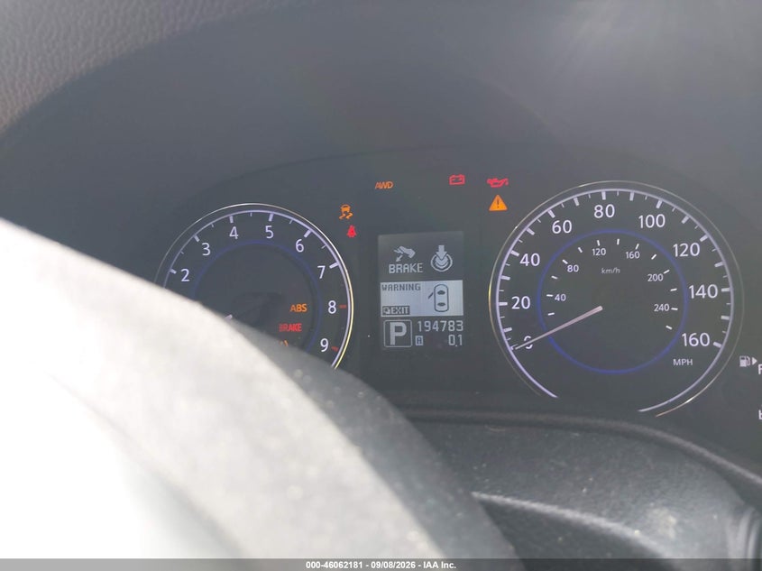 INFINITI G37X 2012 VIN JN1CV6AR5CM672540