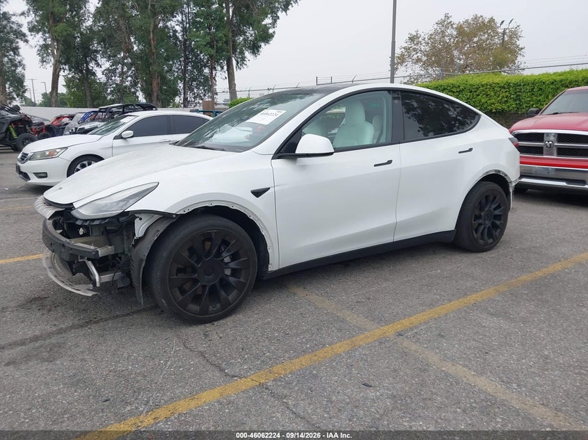Vin: 7saygdee6nf328352, lot: 46561751, tesla model y long range dual motor all-wheel drive 20222