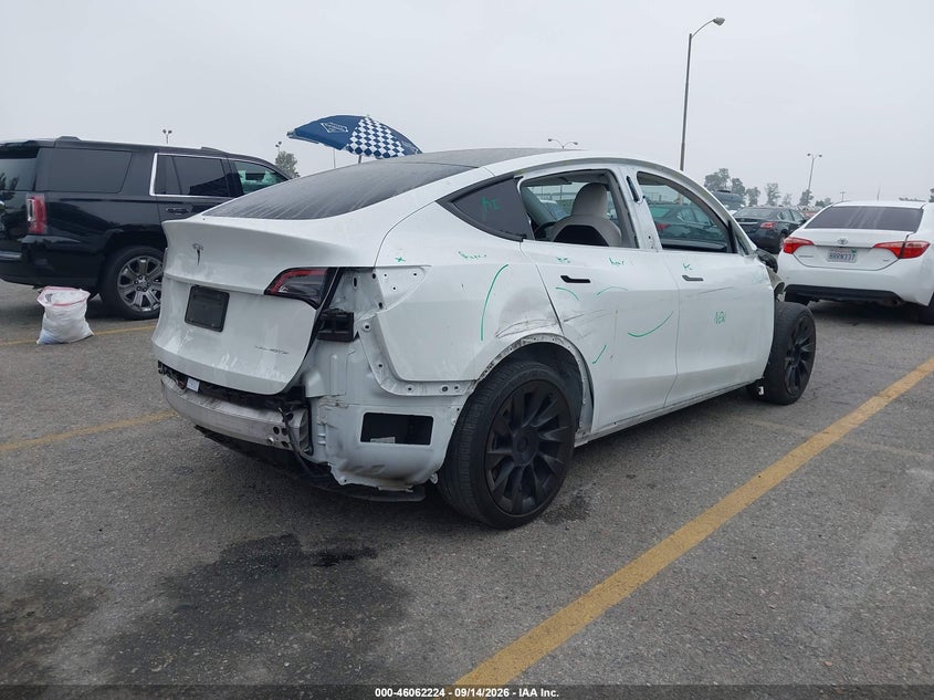 Vin: 7saygdee6nf328352, lot: 46561751, tesla model y long range dual motor all-wheel drive 20224