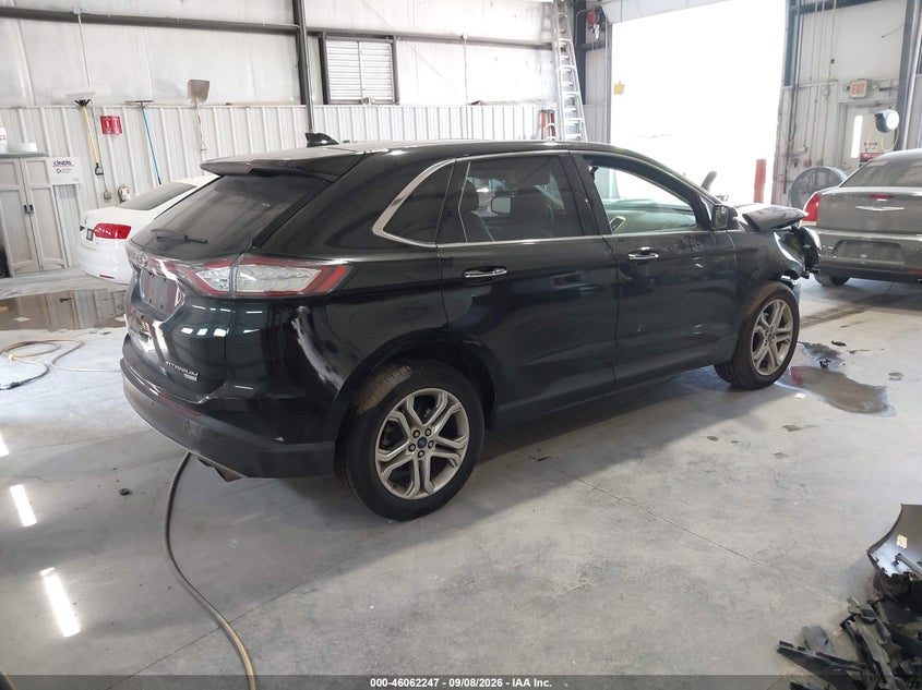 Vin: 2fmpk3k90hbb28671, lot: 46561774, ford edge titanium 20174