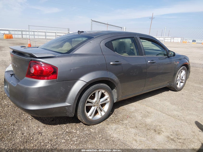 Vin: 1c3cdzag9dn519823, lot: 46561775, dodge avenger se v6 20134