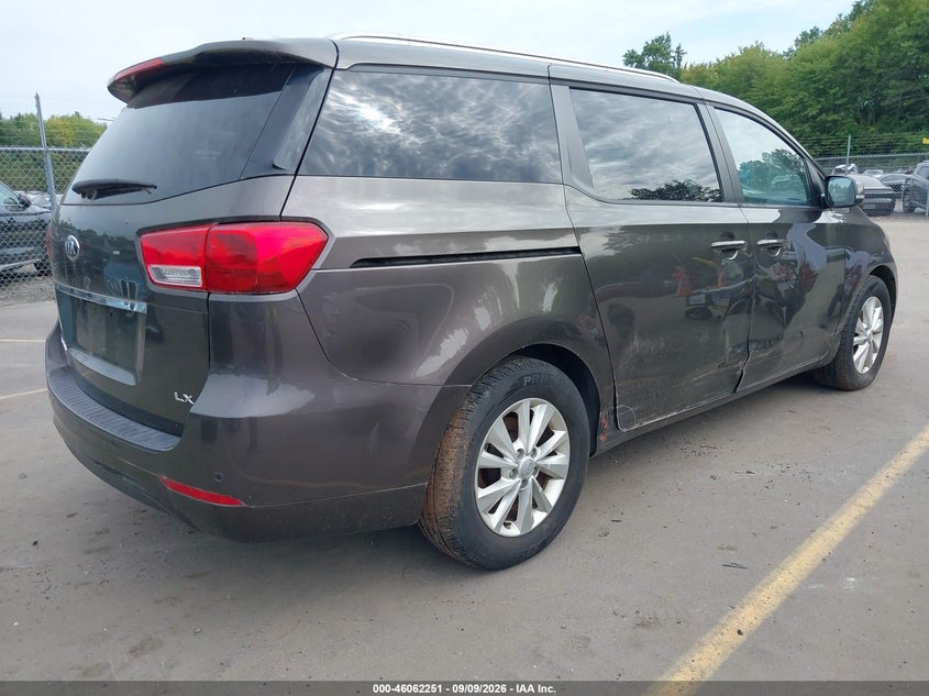 Vin: kndmb5c13g6129385, lot: 46561778, kia sedona lx 20164
