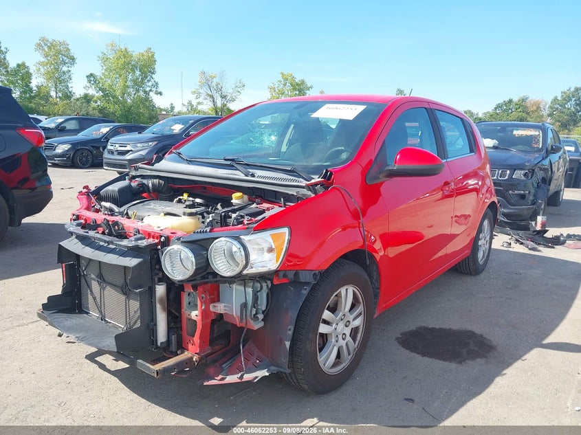 Vin: 1g1jc6sh3f4102954, lot: 46561780, chevrolet sonic lt auto 20152