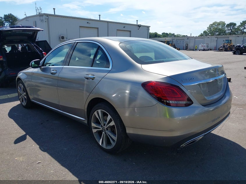 Vin: wddwf8eb4kr482560, lot: 46561798, mercedes-benz c 300 4matic 20193